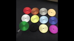 28.5MM Sunburst Watch Dial Lettered Blank Watch Faces Metal Watch Accessories for NH35 NH36 4R 7S Movement