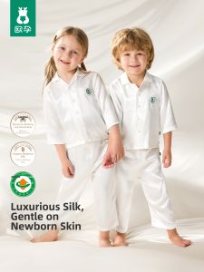 Ou Yun | Silk Light Summer Pajamas Home Wear for Children