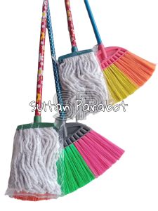 TERMURAH!!! PAKET SAPU SENAR DAN PEL LANTAI 14CM