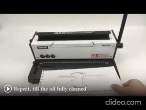 TD-1200 A4 34-Ring Twin-Wire Loop Binding Machine