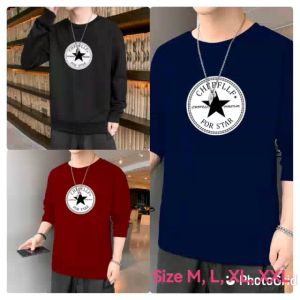 Promo Sweater Keren Kaos Pria Distro For Star Crewneck Cowok Trendy Sweatshirt Elegan Sweter Kasual