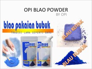 Blau bubuk pewarna biru pakaian saat direndam pembersih pakaian lebih cerah (blao blau bulao)