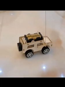 [HOT STEM] Bộ đồ chơi lắp ráp Ô tô Gỗ Điều Khiển Từ Xa Chạy Pin AA. Đồ chơi giáo dục khoa học công nghệ cho bé STEM3G