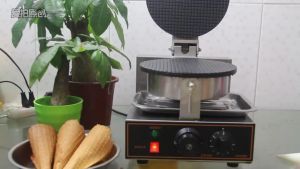 Máy làm bánh quế cuộn làm vỏ ốc quế công nghiệp