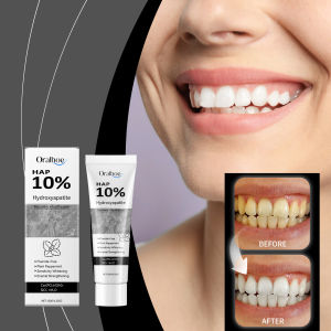 Hydroxyapatite W-hitening Teeth Toothpaste Enamel Repair Oral Hygiene Cleaning Stain Removal Fresh Breath Brightening Toothpaste