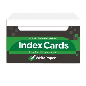 American Style Index Cards Single-Sided Blank Memo Cards Word Learning Flashcards Student Notepad Paper Bookmark Paper