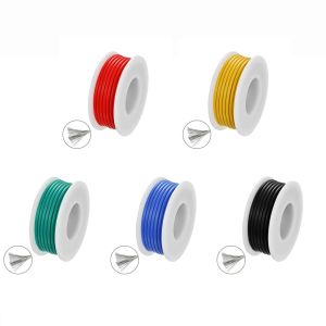 3.28ft/9.84ft Each 18-20-22-24-26-28 Gauge Silicone Electric Wire Kit Flexible 18-28AWG Stranded Tinned Copper Wire