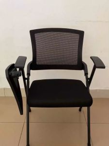 Yali Home Folding Hand Table Chair Office Home and Office Chair dormitory and dining Chair leather and steel #5080-2