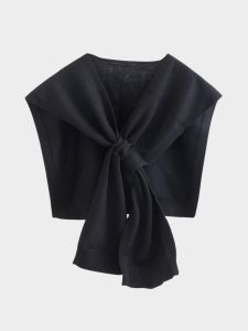 อินเทรนด์ ถักสํานักงานเครื่องปรับอากาศผ้าคลุมไหล่ขนาดเล็กผู้หญิงแจ๊กเก็ตความรู้สึกระดับไฮเอนด์เสื้อ ฤดูร้อน หลากหลาย ผ้าพันคอห่อไหล่