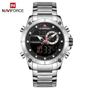 Naviforce | NAVIFORCE Men High Quality Watches Military Sport Wrist Watch Luxury Quartz Steel Dual Display Male Clock Relogio Masculino 2025