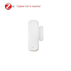 Tuya Zigbee Door Window Sensor Alarm Detector Burglar Magnetic Contact Open Close Alexa Google Smart Life Smart Home Security
