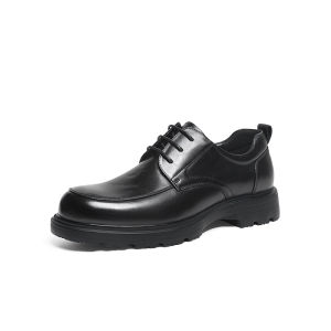 Reddragonfly | Elevator Thick Sole Derby Shoes Genuine Leather