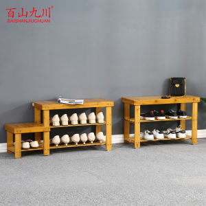 เก้าอี้รองเท้าแบบพับได้ ทรงเรขาคณิต ขนาดเล็ก สำหรับห้องนอน โซฟา รูปทรงกลม บ้าน วัสดุไม้ไผ่ ที่นั่งแบบพับได้ ที่นั่งแบบพับได้