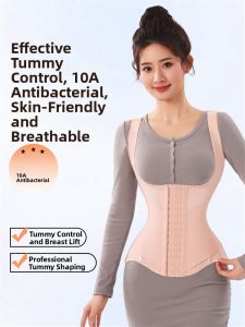 MISTHIN | Body Shaping Waist Cincher Postpartum Recovery Back Beauty Pink Shapewear