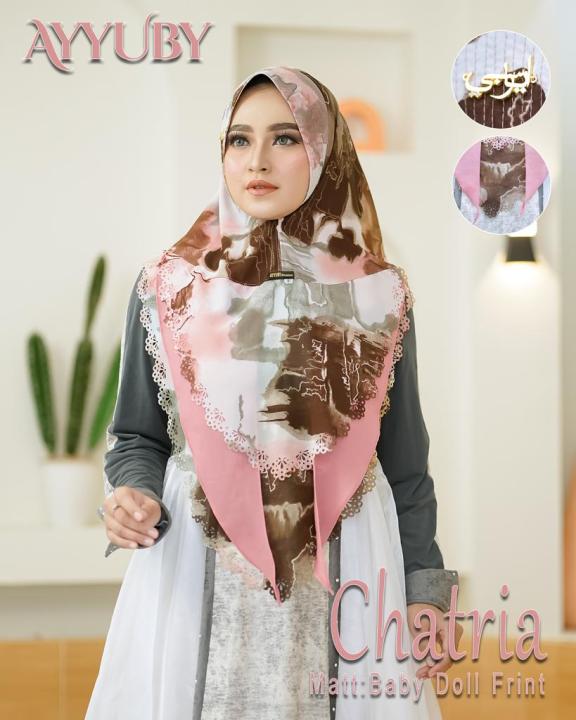 HIJAB KHIMAR SYARII CHATRIA MOTIF AYYUBY