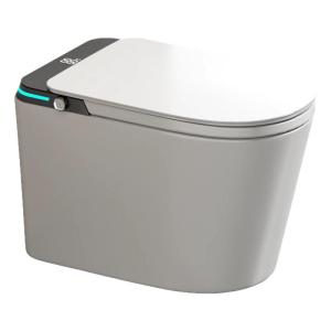 Tech-Inspired Fully Automatic Water Pressure Free Voice-Controlled Foam Shield Toilet