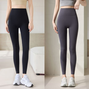 MiiOW | Womens Fall Outerwear Large Size Underwear Thin Yoga Pants Sporty Tummy Control High Waist Shark Skin Yoga Pants
