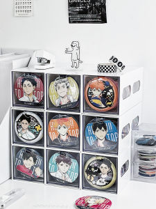 Bar Storage Box 75mm Single Square Transparent Acrylic Drawer-Type Millet Storage Drawer Box Peripheral