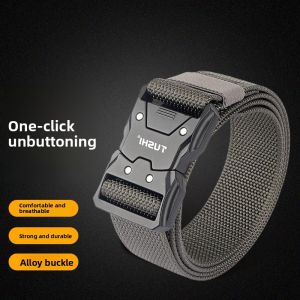 JIFANPAUL | Elastic Mens Canvas Belt Outdoor Sport