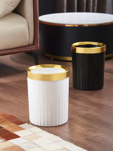 Thùng Rác Thiết Kế Phong Cách INS Sang Trọng Dùng Trong Nhà Bếp Phòng Tắm Phòng Khách Phòng Ngủ Thùng Đựng Giấy Dung Tích Lớn Nhỏ Dùng Trong Gia Đình Văn Phòng