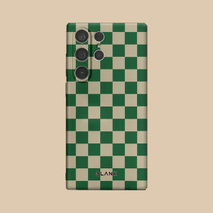 BILIBILI | Classic Brown Plaid For Samsung Galaxy S26 S25 S24 A56 A36 Phone Case Protection Cover for Women Girl Blank