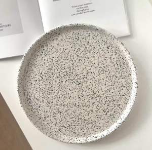 Round Concrete Tray | Stone Concrete Tray | Jewellery Tray | Minimalist Decor