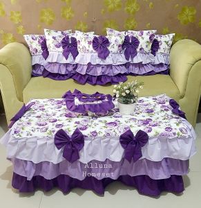 SET SARUNG BANTAL KURSI TAPLAK MEJA TAMU