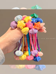 WENZHU | Elastic Star Headband Hair Ties for Bun Hairstyle Cute Princess Hair Accessories