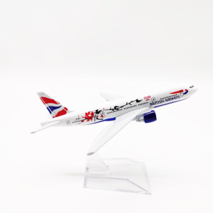 16CM Scale Airplanes British Airways a380 Plane Model ONE Worid b777 b747 Aircraft Diecast Miniature Authentic Souvenir Plane