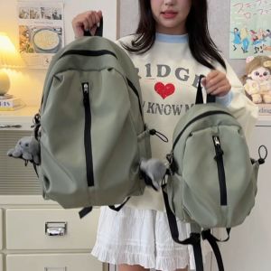 school bag girl Korean backpack school backpack beg sekolah menengah student bag bag sekolah perempuan waterproof bag college bag 书包女 beg galas women bagpack