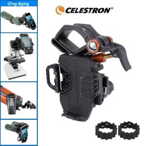 Bộ Chuyển Đổi Điện Thoại Thông Minh Đa Năng 3 Trục Celestron NexYZ Cho Kính Thiên Văn Thiên Văn Kính Hiển Vi - Giá Đỡ Điện Thoại Di Động