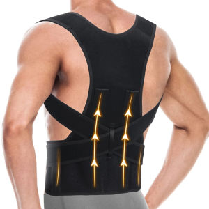 Adjustable Posture Corrector Back Brace - Breathable Support for Spine Neck Shoulder &ClavicleCorrect Hunchback for Men Women