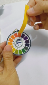แถบทดสอบค่า ph 1 ม้วน / 5 เมตร สเกลอ่าน  1-14 กระดาษอัลคาไลน์ litmus แถบวัดค่าPH