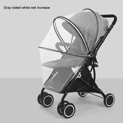 Universal Stroller Mosquito Net Full Cover Infant Sunshade Umbrella Cart Encrypted Mesh Childrens Trolley Protection