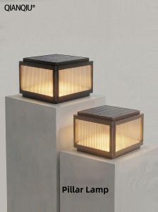 QIANQIU | Solar New Design Water Resistant Pillar Lights