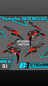 Decal Striping Mio M3 125 Bisa Hologram – Stiker Variasi Terbaru MME 12 SPORTY SF