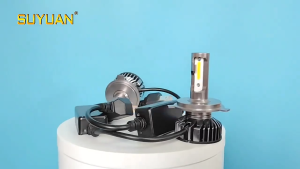 COD INOMOTIV 2PCS Lampu Depan Mobil LED Super Terang H4 Headlamp COB 72W Cool White Grand Max Pickup