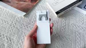 Sun&Beam Nails LED UV Nail Lamps Dryer Curing Light for Gel Polish Resin Portable Rechargeable Auto Timer Quick Mini (White with Foldable Stand)