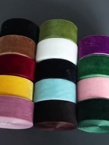 5-10Yards/Roll 6-38mm Velvet Ribbon Wedding Party Decoration Handmade Ribbon Gift Wrapping Hair Bowknot DIY Christmas Ribbon