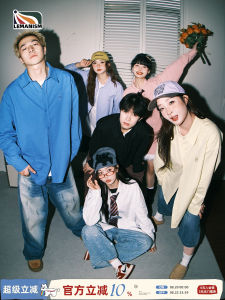 Lemanism Mens Long Sleeve Loose Fit Shirt Pure Color Simple Academy Style Spring Couples Outerwear Casual Fashion