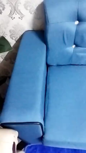 Percuma 1 Bangku Sofa Kain / Sofa Kulit 3 Seater Sofa Bentuk L