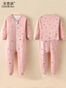 Bộ Đồ Ngủ Trùm Đầu Cotton Dày Cho Bé Trai Và Bé Gái Mùa Đông Cho Trẻ Em Từ 1 Đến 12 Tuổi Quần Áo Mặc Nhà Thoải Mái