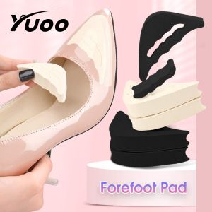 YUOO 1Pair Soft Forefoot Insert Pad High Heels Curve Toe Plug Half Sponge Ballet Shoes Cushion Feet Filler Insoles Anti-Pain Adjust