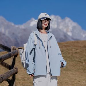 Miiow | Breathable Ice Silk Womens Outdoor Loose Fit Sun Protection Outerwear Summer Thin Coat Mens Mountain Series UV Protection Clothing