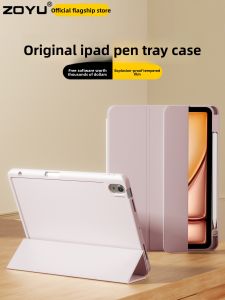 zoyu | Bao da iPad Mới có Khe cắm Bút Chống Sốc Toàn phần Đế 3 Gấp