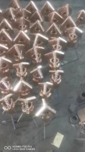 M22 Joints Three Wings Alloy Drill Bits Digging Artesian Water Well Exploration 3 blades Hard Drilling Rig Machine Accessories