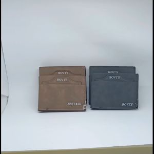 Dompet Pria Dompet Bahan PU Model Kartu Cabut Bahan Terbaru 2023 Harga Terjangkau