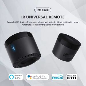 BroadLink | BroadLink RM4 Mini Smart Infrared Remote Control IR Air Conditioning Voice Remote Control for Fan TV For Alexa Google Home