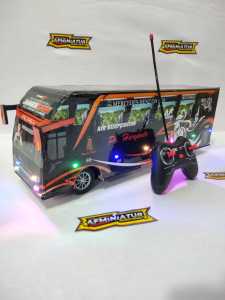 mainan bus basuri remot control batre cas & charger