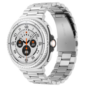 CRESTED | Stainless Steel Strap For Samsung Galaxy Watch 8 classic 46mm Metal Watchband Bracelet Correa For Samsung Watch 8 9 40 44mm band